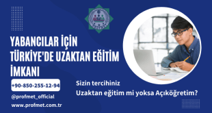 Yabancı öğrenciler uzaktan eğitim alabilir mi