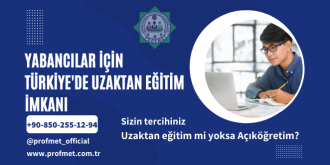 Yabancı öğrenciler uzaktan eğitim alabilir mi