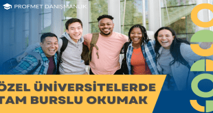 Özel üniversitede tam burslu okumak