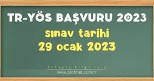 tryös başvuru tarihleri 2023