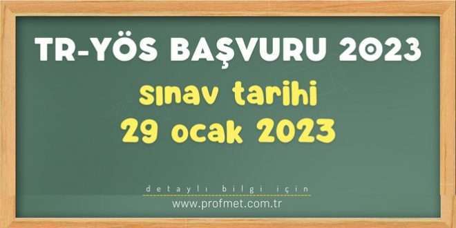 tryös başvuru tarihleri 2023