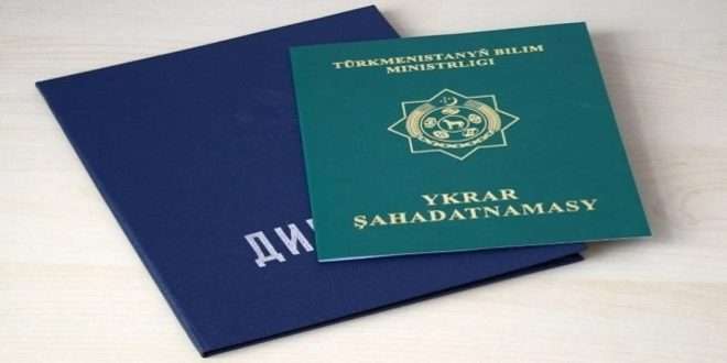 Daşary ýurt döwletinde berlen diplomy ykrar etmek