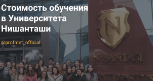 Стоимость обучения в Университета Нишанташи 2023
